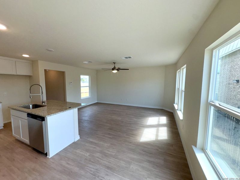 Spacious, unfurnished interior of a new home in , San Antonio (Image 16). Spacious, unfurnished interior of a new home in , San Antonio (Image 16).
