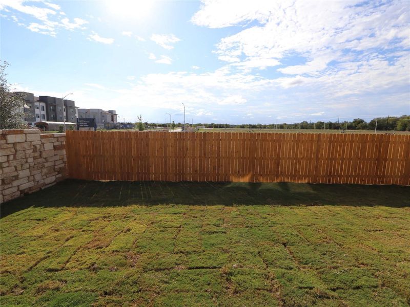 Exterior details and patio area of a home in Estancia West, Manchaca (Image 17).