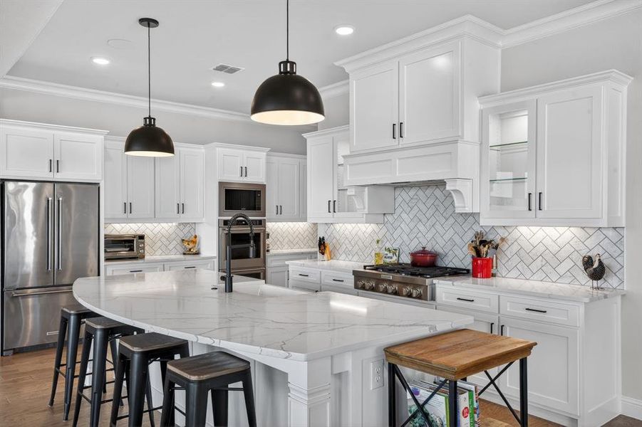 Furnished interior view inside a new home in , Fort Worth (Image 34).