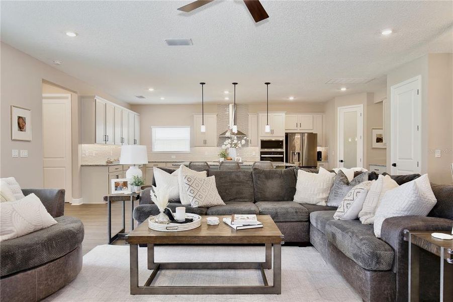 Furnished interior view inside a new home in , Clermont (Image 20). Furnished interior view inside a new home in , Clermont (Image 20).