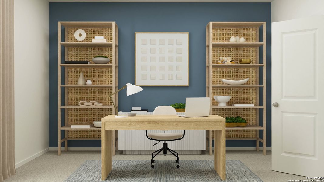 Furnished interior view inside a new home in Brookmill, San Antonio (Image 22). Furnished interior view inside a new home in Brookmill, San Antonio (Image 22).