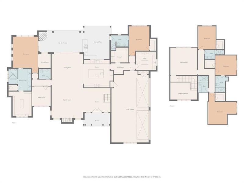 Floor Plan of Whole House Floor Plan of Whole House