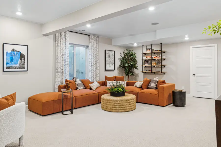 Furnished interior view inside a new home in Trailstone, Arvada (Image 56).