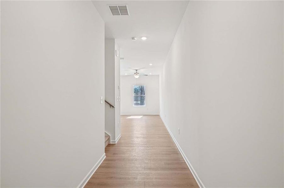 Spacious, unfurnished interior of a new home in Eastlyn Crossing, Flowery Branch (Image 12). Spacious, unfurnished interior of a new home in Eastlyn Crossing, Flowery Branch (Image 12).