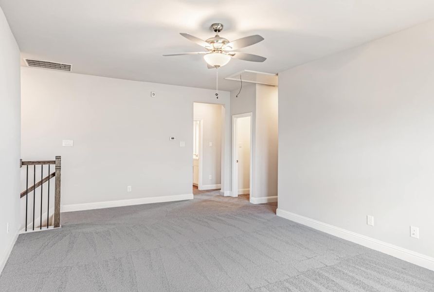 Representative unfurnished interior of a home built from the Trinity by UnionMain Homes in Elevon, Lavon (Image 19). Representative unfurnished interior of a home built from the Trinity by UnionMain Homes in Elevon, Lavon (Image 19).