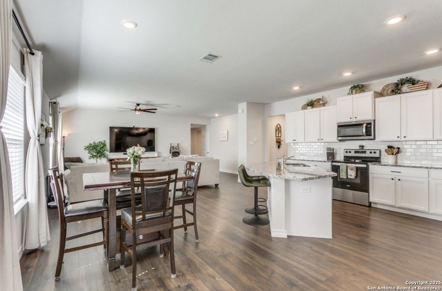 Furnished interior view inside a new home in Red River Ranch, Cibolo (Image 13).