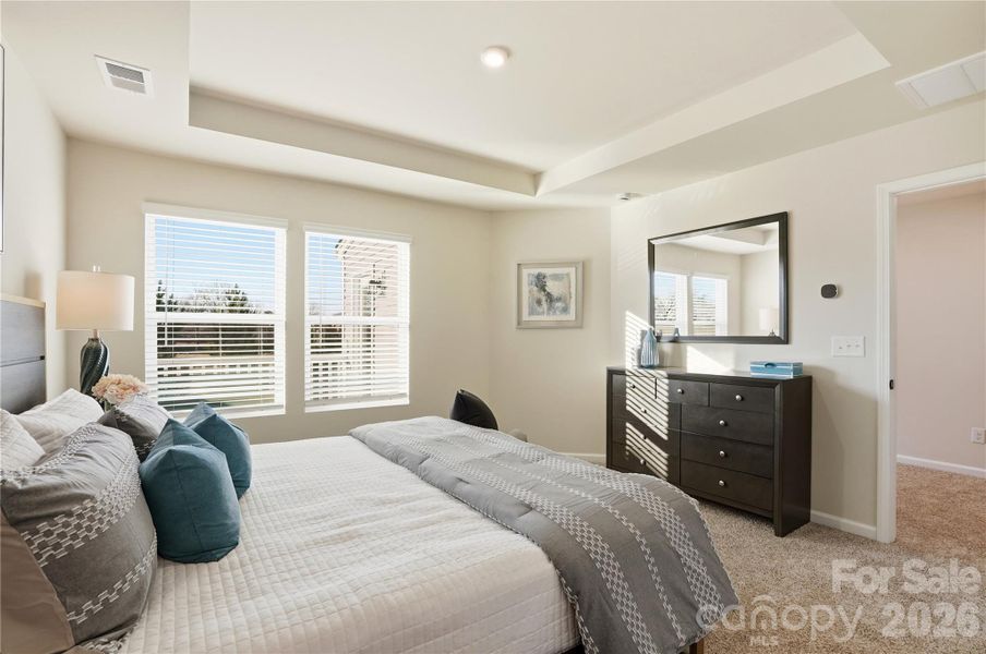 Furnished interior view inside a new home in The Townes at Cheyney, Charlotte (Image 14).
