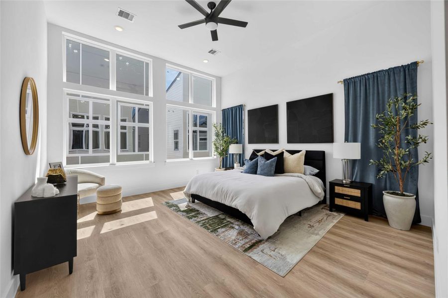 Furnished interior view inside a new home in , Houston (Image 7). Furnished interior view inside a new home in , Houston (Image 7).