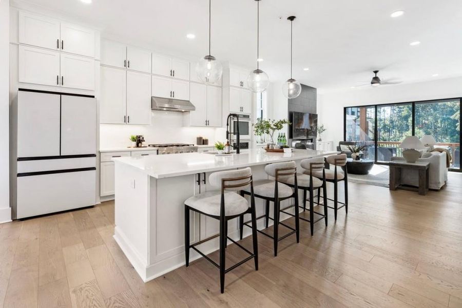 Furnished interior view inside a new home in , Alpharetta (Image 4).