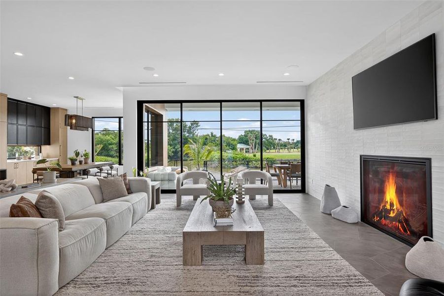 Furnished interior view inside a new home in , St. Petersburg (Image 18).