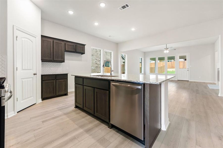 Furnished interior view inside a new home in Liberty Pointe, Gainesville (Image 7). Furnished interior view inside a new home in Liberty Pointe, Gainesville (Image 7).