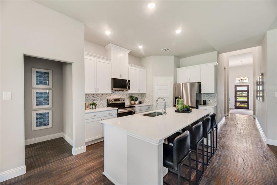 Furnished interior view inside a new home in , Royse City (Image 2).