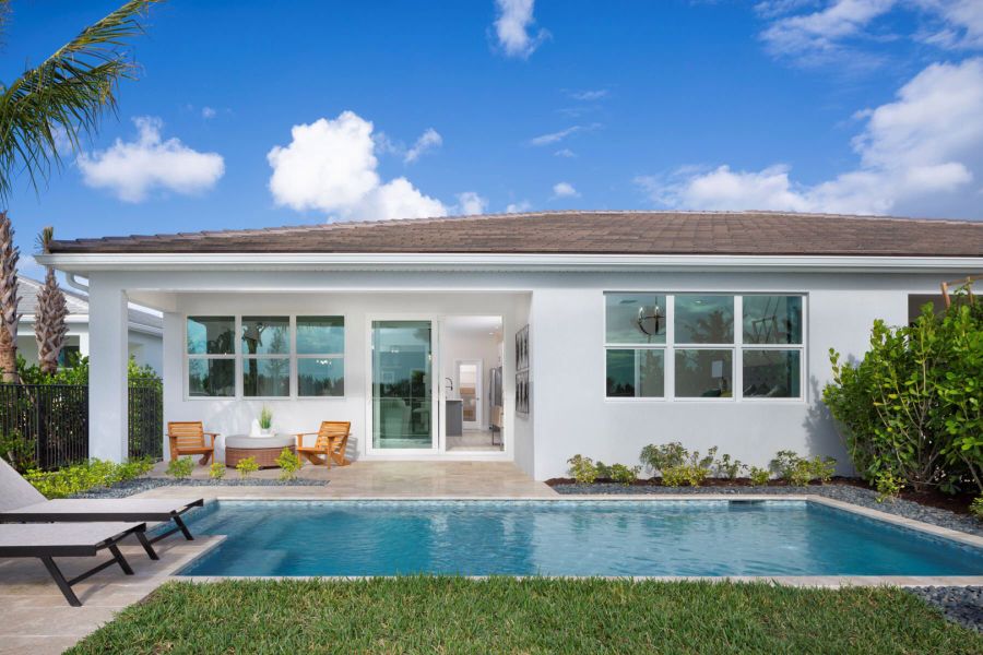 Representative exterior details of a home built from the Eden Grand by Mattamy Homes in Tradition, Port St. Lucie (Image 3).