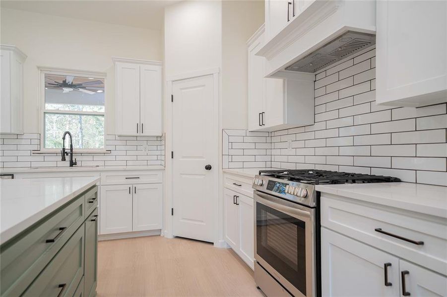 Furnished interior view inside a new home in , Scroggins (Image 10).
