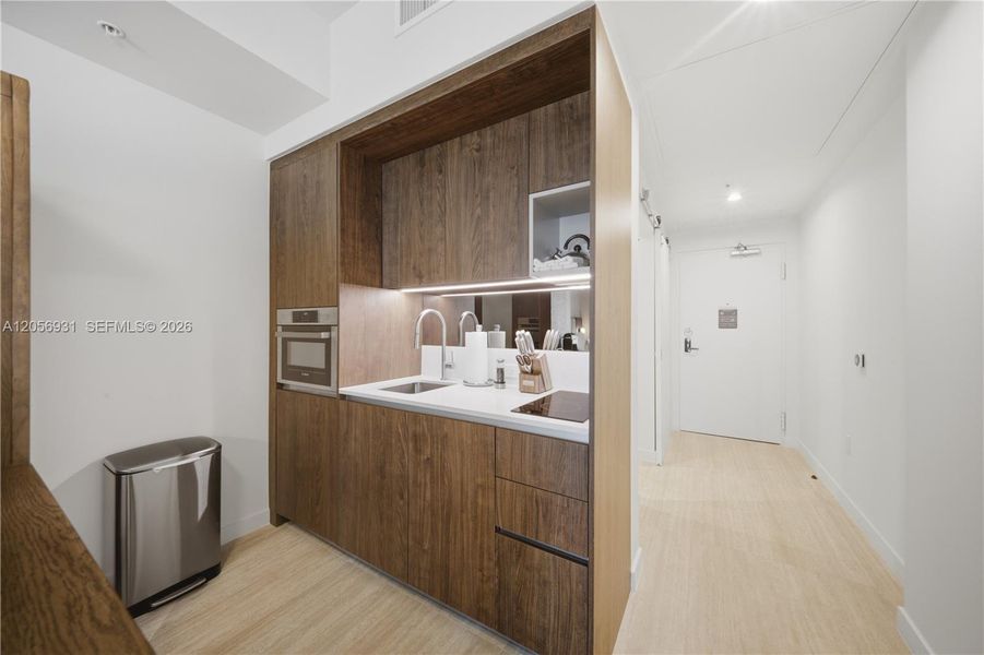 Furnished interior view inside a new home in , Miami (Image 9).
