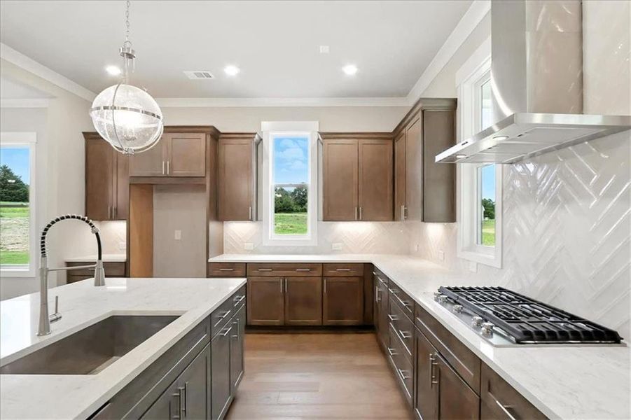 Furnished interior view inside a new home in Old Town Estates, Dacula (Image 42).