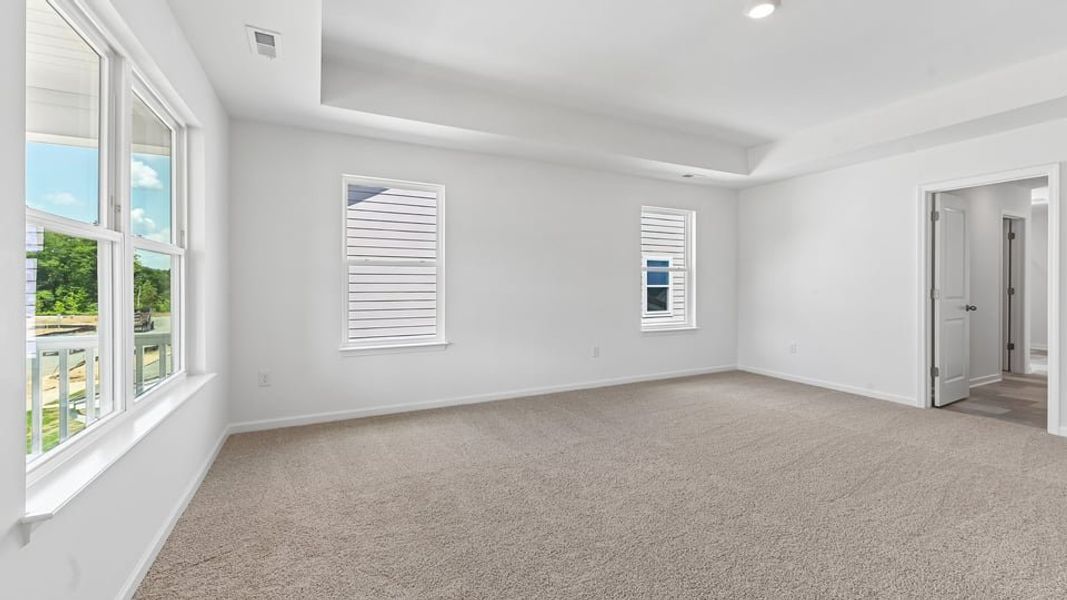 Representative unfurnished interior of a home built from the Calhoun by D.R. Horton in Collins Ridge, Hillsborough (Image 16).