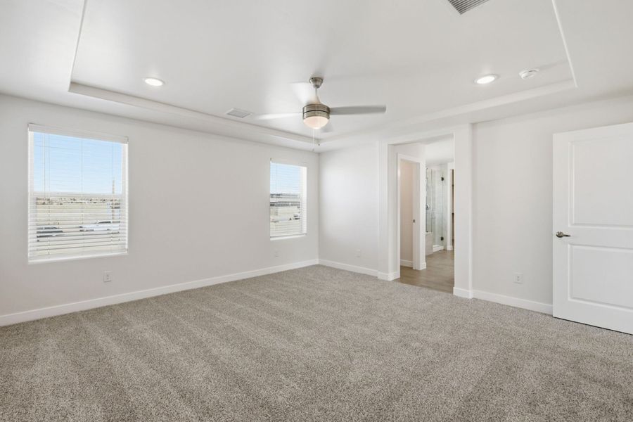 Representative unfurnished interior of a home built from the Timberon I by Hakes Brothers in Emerald Estates, El Paso (Image 22).
