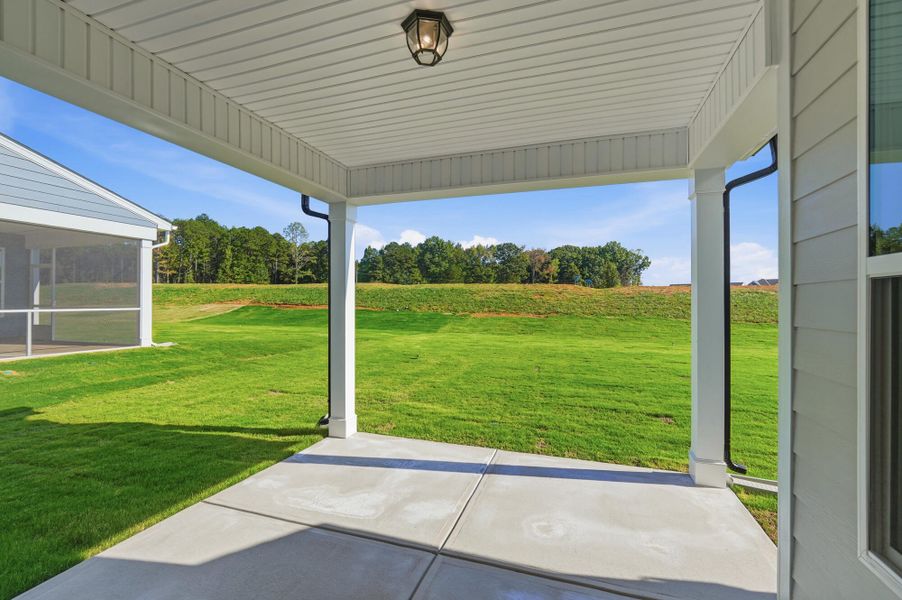 Exterior details and patio area of a home in Carrington, Stanley (Image 2).
