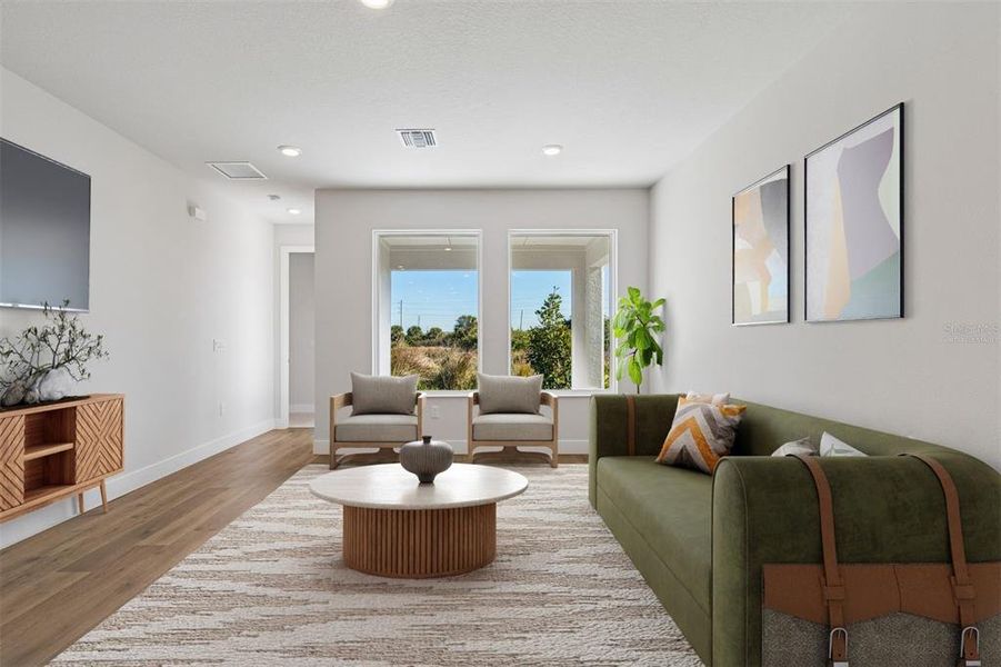 Furnished interior view inside a new home in Vistera of Venice – Garden Series, Nokomis (Image 10).