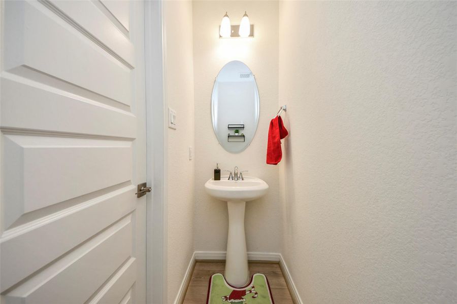 Furnished interior view inside a new home in Sunterra North, Katy (Image 31).