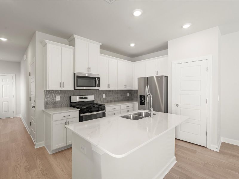 Furnished interior view inside a new home in Avalon Townes, Lyman (Image 3).