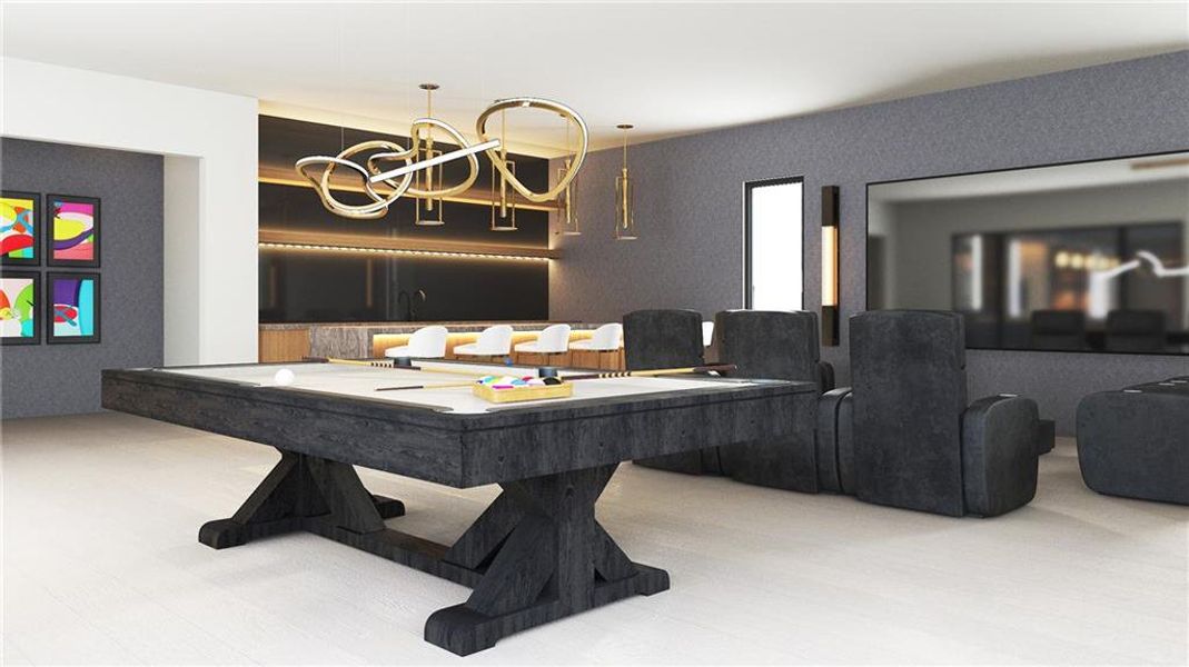 Furnished interior view inside a new home in , Alpharetta (Image 25).