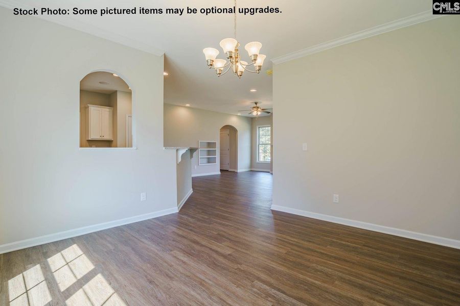 Spacious, unfurnished interior of a new home in Cottages at Roofs Pond, West Columbia (Image 14).