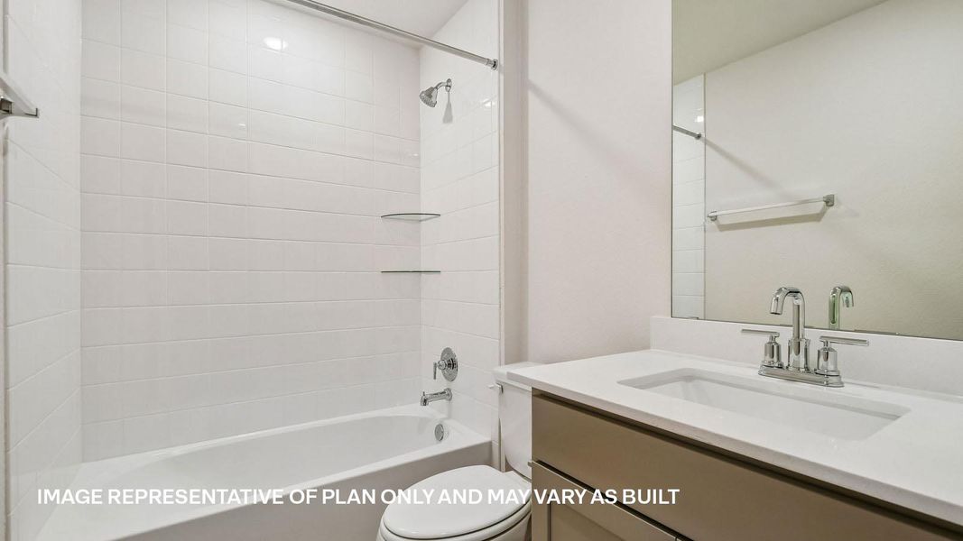 Close-up of interior finishes inside a home in Trails at Wildhorse, Austin (Image 9).