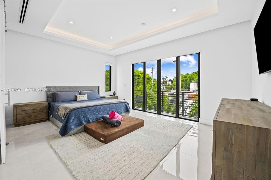 Furnished interior view inside a new home in , Miami (Image 8).