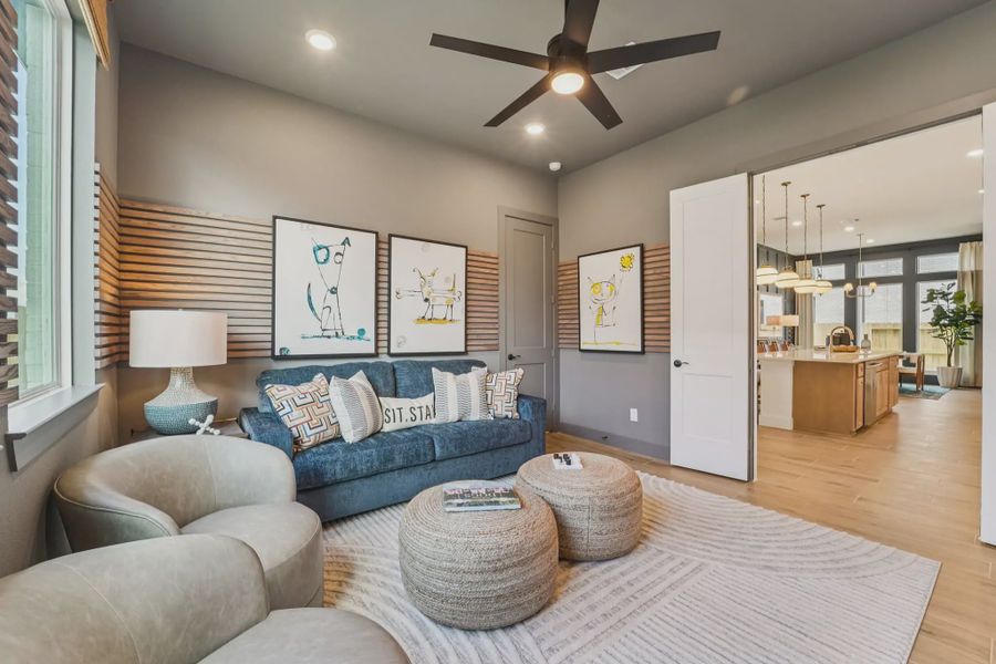 Furnished interior view inside a new home in Wildrye, Waller (Image 8).