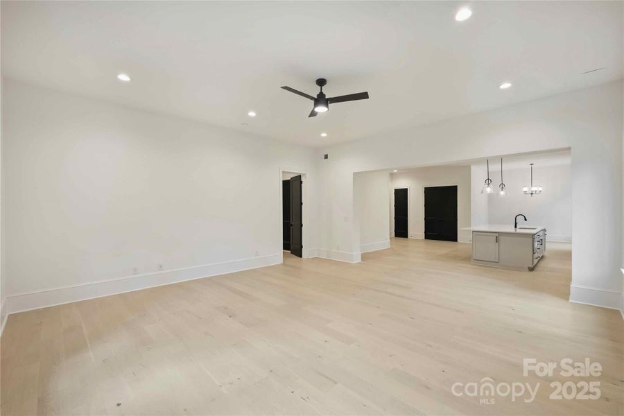 Basement family room