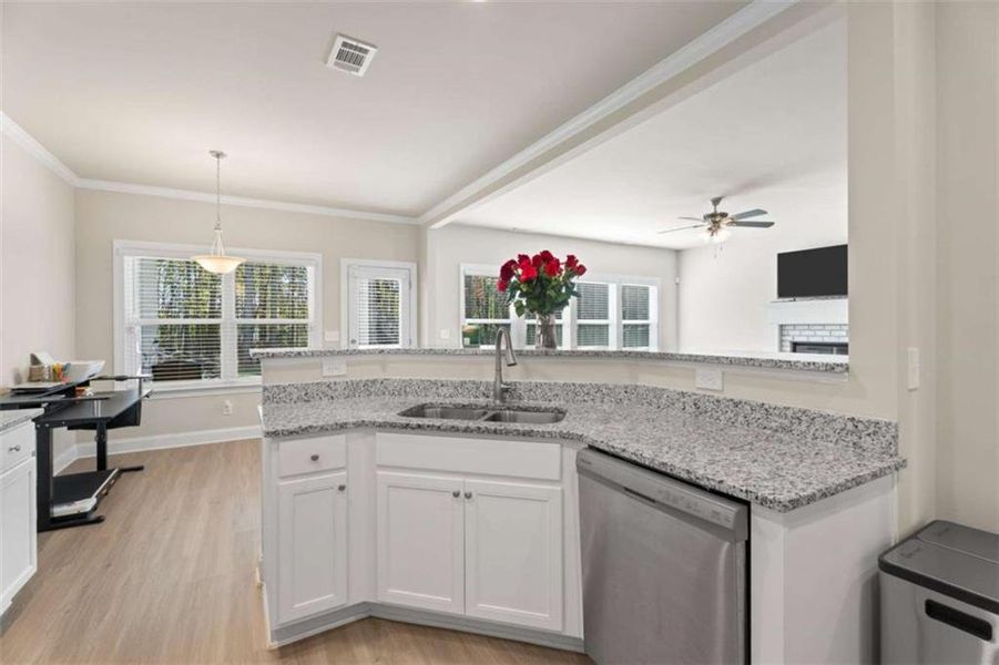 Furnished interior view inside a new home in , McDonough (Image 10).