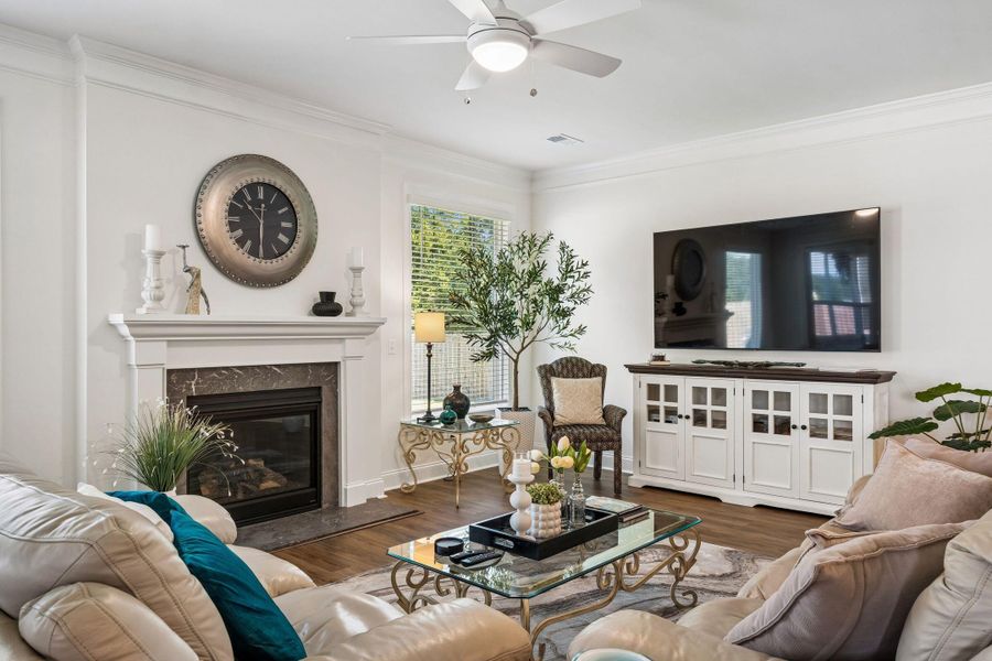 Furnished interior view inside a new home in , Huger (Image 14).
