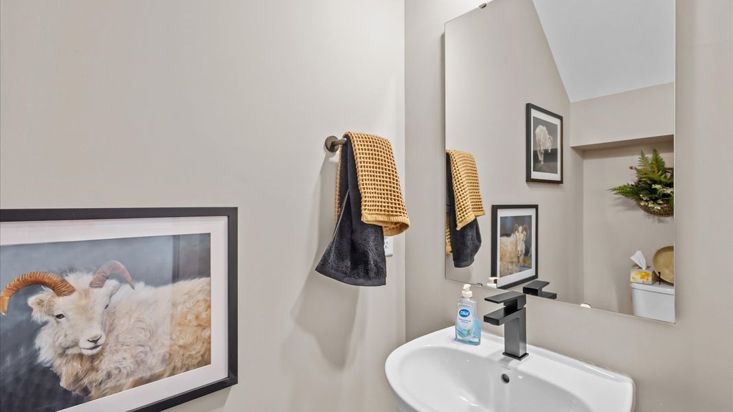 Representative furnished interior of a home built from the Kendrick by DRB Homes in Wells Crossing, Seneca (Image 14).