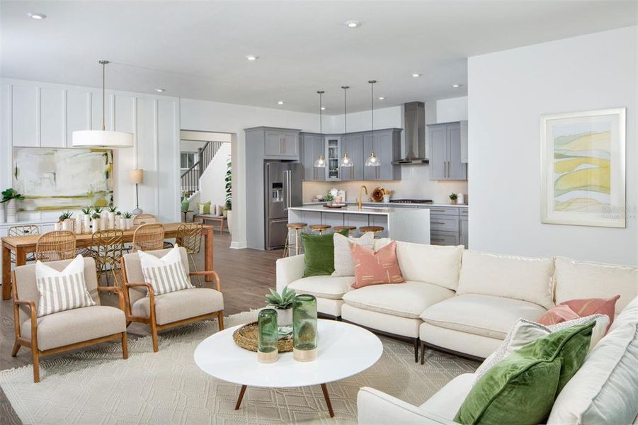 Furnished interior view inside a new home in Celebration, Celebration (Image 6).