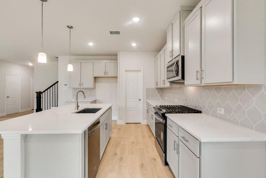 Furnished interior view inside a new home in Spiritas Ranch, Little Elm (Image 15).