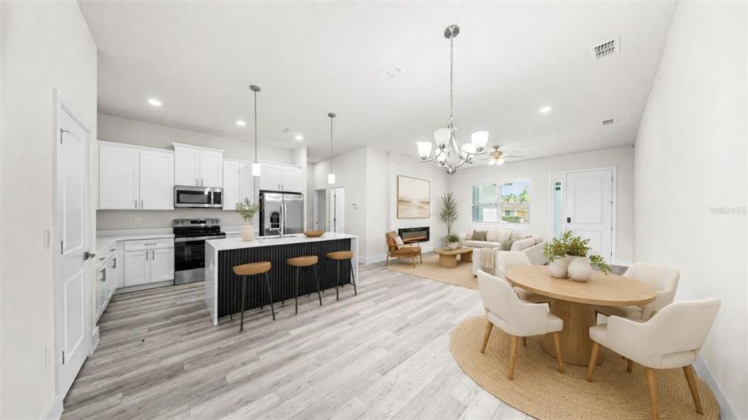 Furnished interior view inside a new home in , Port Charlotte (Image 7).
