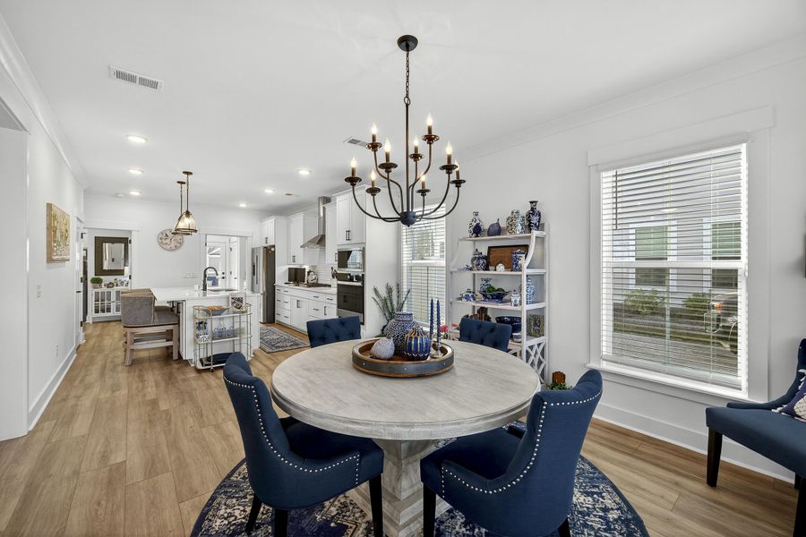 Furnished interior view inside a new home in Pineland Village, Summerville (Image 6).