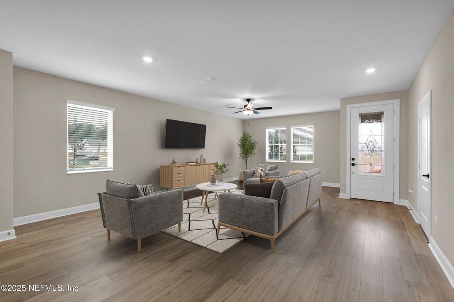 Furnished interior view inside a new home in Jennings Farm, Middleburg (Image 3).