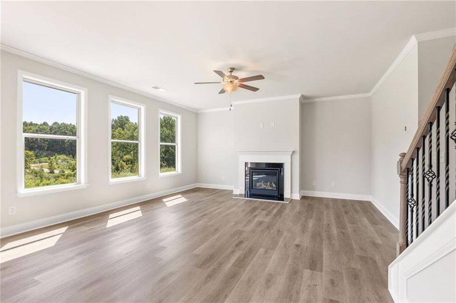 Spacious, unfurnished interior of a new home in Hellen Valley, Braselton (Image 12).