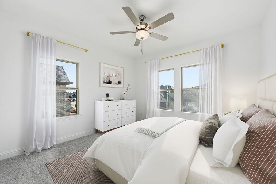 Representative furnished interior of a home built from the Rhone by Taylor Morrison in The Ranch at Uptown Celina, Celina (Image 13).