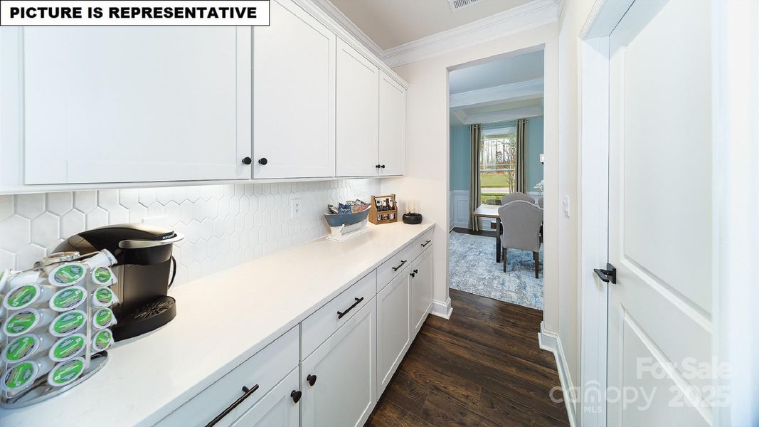 Furnished interior view inside a new home in Falls Cove, Troutman (Image 9).
