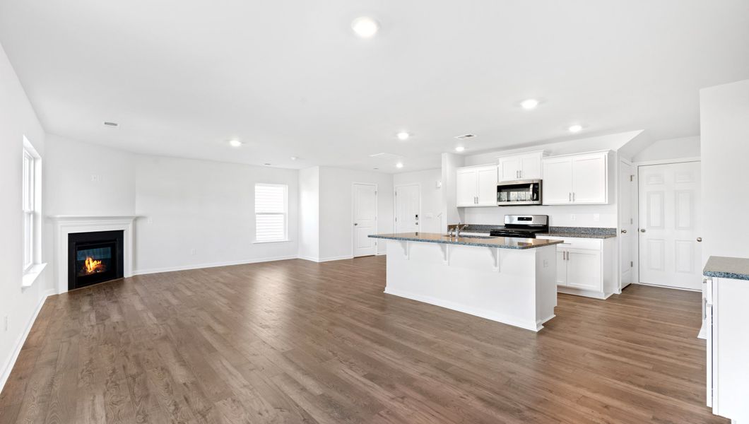 Representative unfurnished interior of a home built from the AISLE by D.R. Horton in Seneca Falls, Seneca (Image 22).