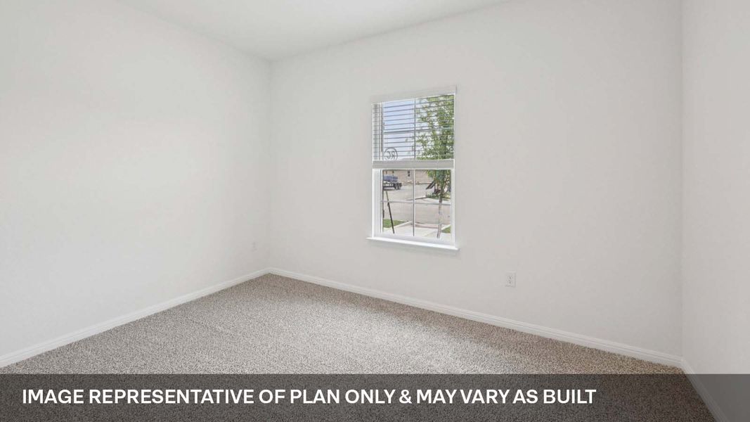 Representative unfurnished interior of a home built from the The Ozark by D.R. Horton in Bar W Ranch, Leander (Image 17).