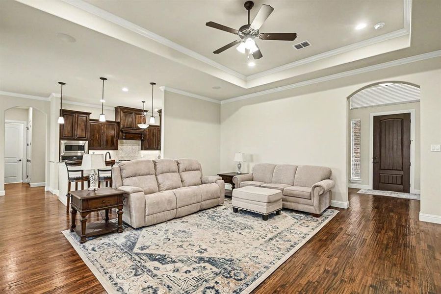 Furnished interior view inside a new home in , Weatherford (Image 5).