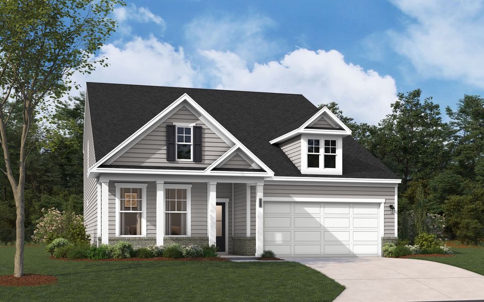 Representative exterior photo of a completed home built from the The Jefferson by Stanley Martin Homes in Green Tree Place, Anderson, SC (Image 65).