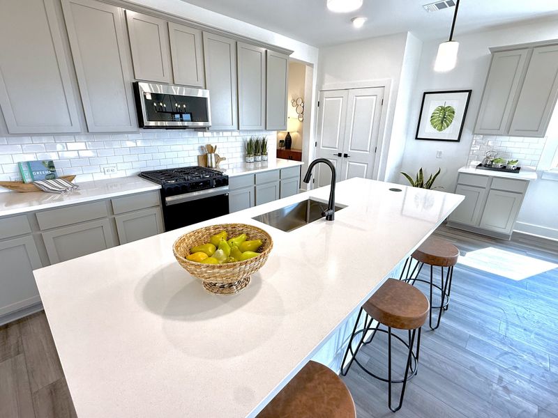 Furnished interior view inside a new home in Sage Collection – Freedom at Anthem, Kyle (Image 3).