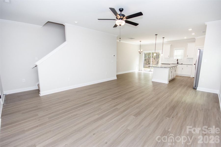 Spacious, unfurnished interior of a new home in Colonial Crossing, Troutman (Image 15).