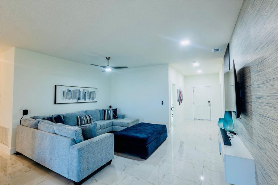Furnished interior view inside a new home in , Port St. Lucie (Image 19).